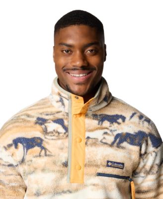 Columbia Men's Helvetia™ II Printed Half Snap Fleece - Macy's