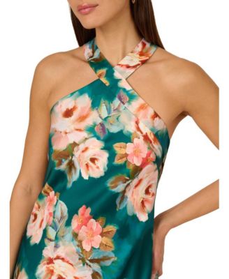 Women's Sleeveless Halter Gown