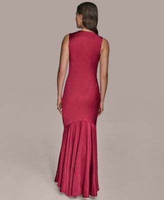 Donna Karan New York Women's Cowlneck Slip Gown - Macy's
