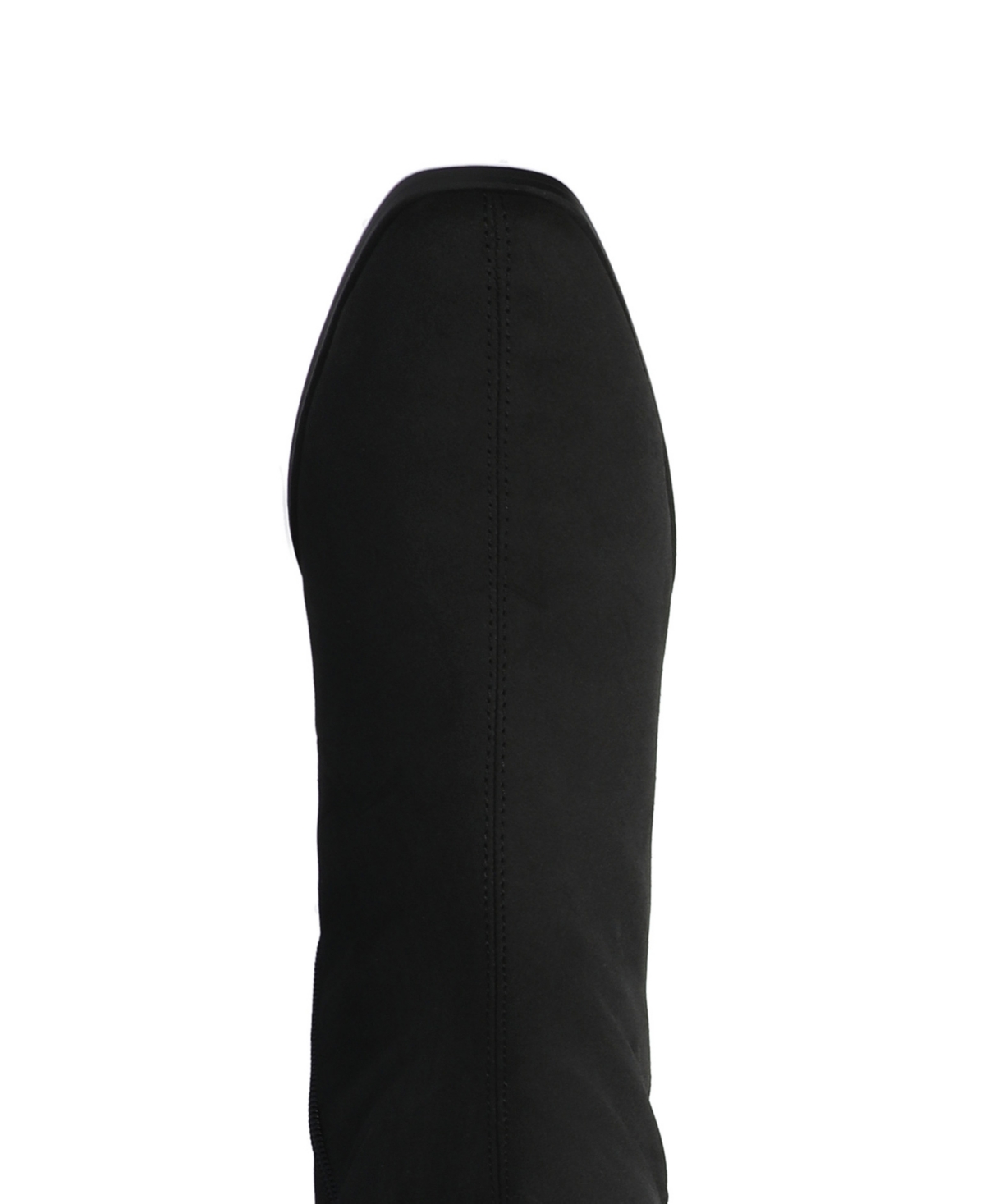 Journee Collection Women's Devri Block Heel Extra Wide Calf Knee High Boots In Black