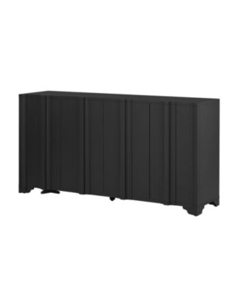 Linear Accent Sideboard - Pine Veneer