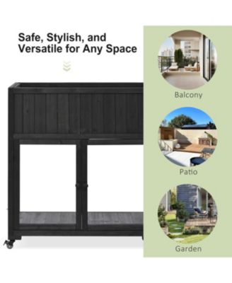 Mini Wood Frame Greenhouse