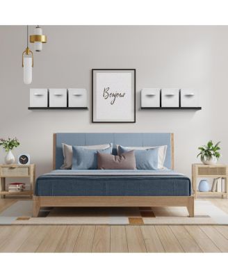 13 Inch Foldable Fabric Storage Cube Bin with Handles- for Organizing Home, Shelves, Nursery, Playroom, Closet and More