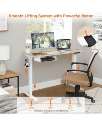 48-Inch Electric Standing Adjustable Desk with Control Panel and USB Port