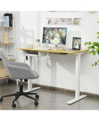 48-Inch Electric Standing Adjustable Desk with Control Panel and USB Port
