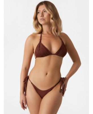 Women's Braided Triangle Bikini Top