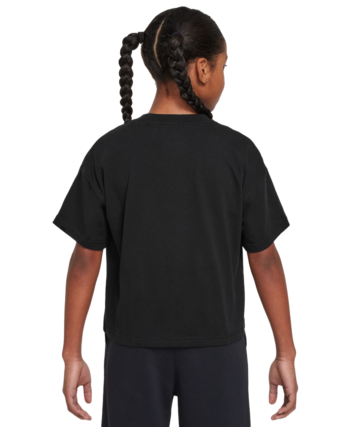 Nike Kids' Doodle Cotton Graphic T-shirt In Black