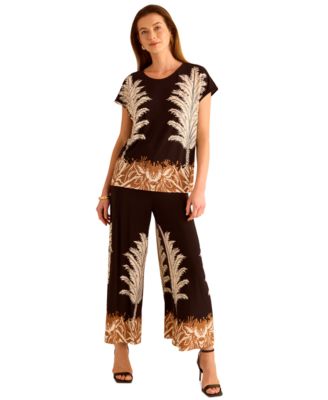 Women's Round-Neck Caftan Blouse