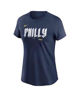 Women's Trea Turner Royal Philadelphia Phillies 2024 City Connect Fuse Player Name Number T-Shirt