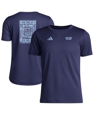 adidas - Big Boys and Girls Navy New York City FC Local Wrap T-Shirt