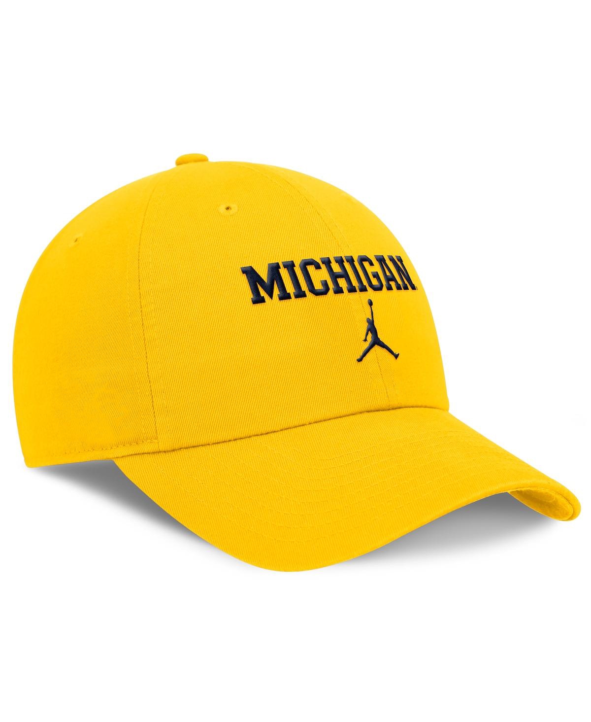Jordan Men's Maize Michigan Wolverines Club Tri-glide Adjustable Hat