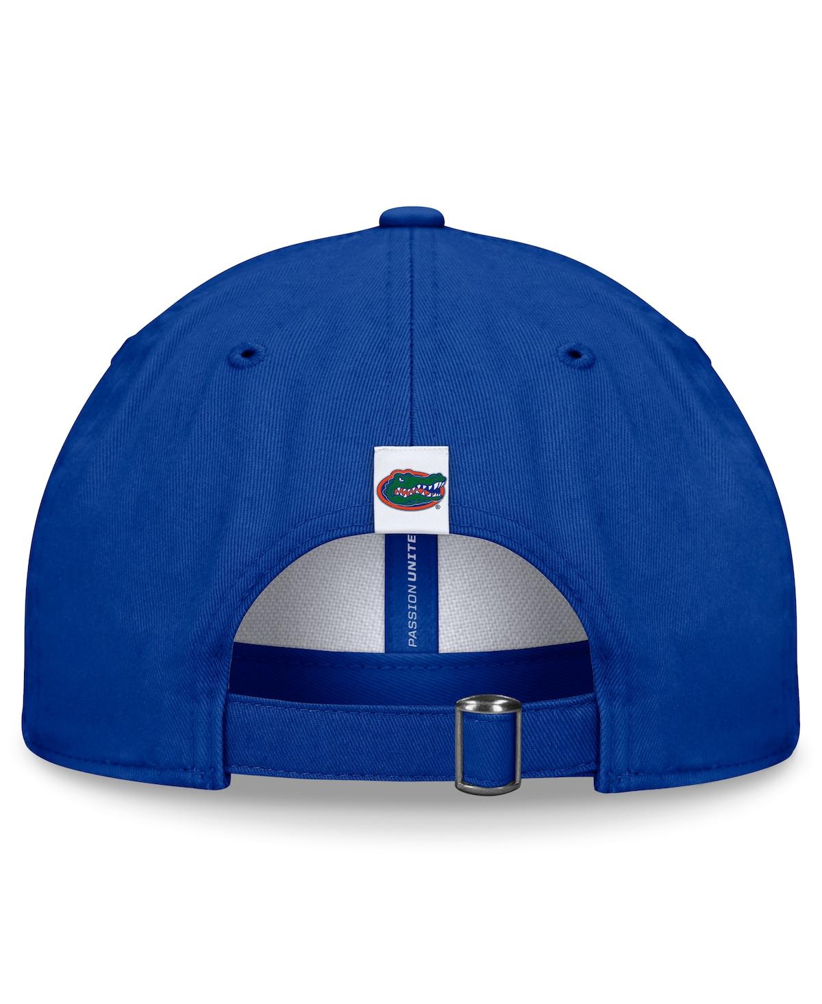 Top Of The World Men's White/royal Florida Gators Heritage Weston Adjustable Hat
