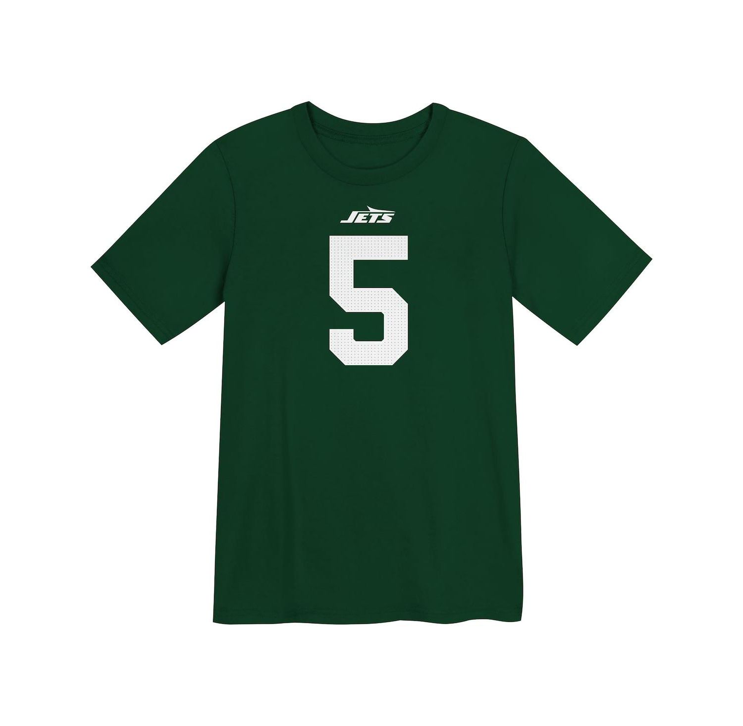 Little Boys and Girls Garrett Wilson Green New York Jets Player Name & Number T-Shirt
