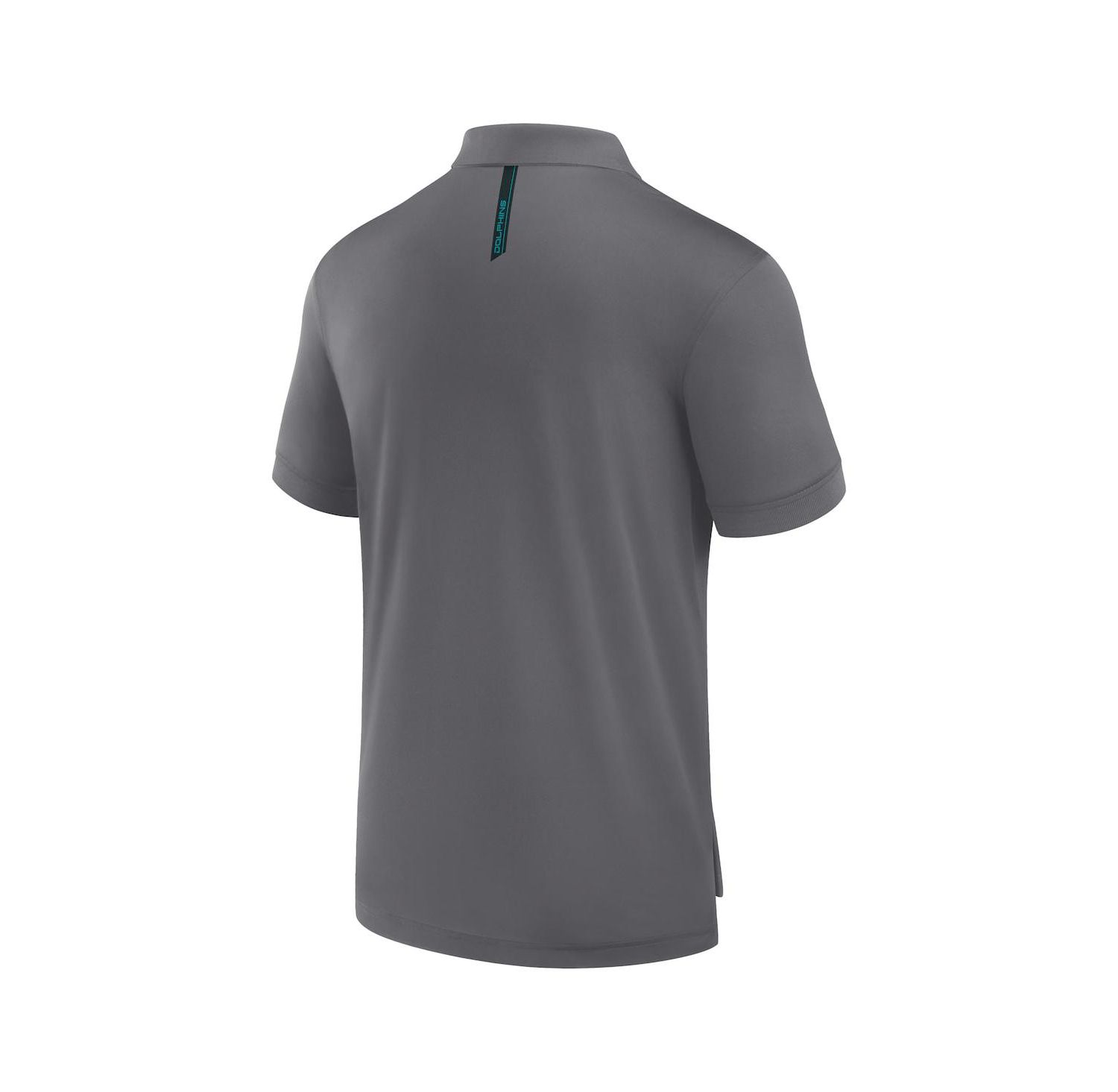 Men's Heather Gray Miami Dolphins Front Office Move Mono Polo Shirt