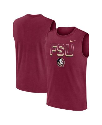 Nike - Men's Garnet Florida State Seminoles Primetime Tricode Legend Performance Tank Top