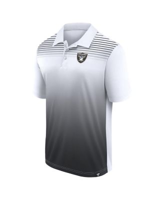 Men's White/Black Las Vegas Raiders Sandlot Game Polo Shirt