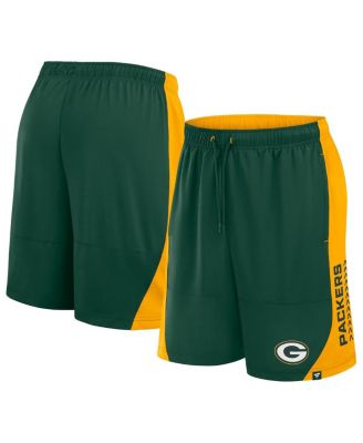 Fanatics - Men's Green Green Bay Packers No Defense Shorts
