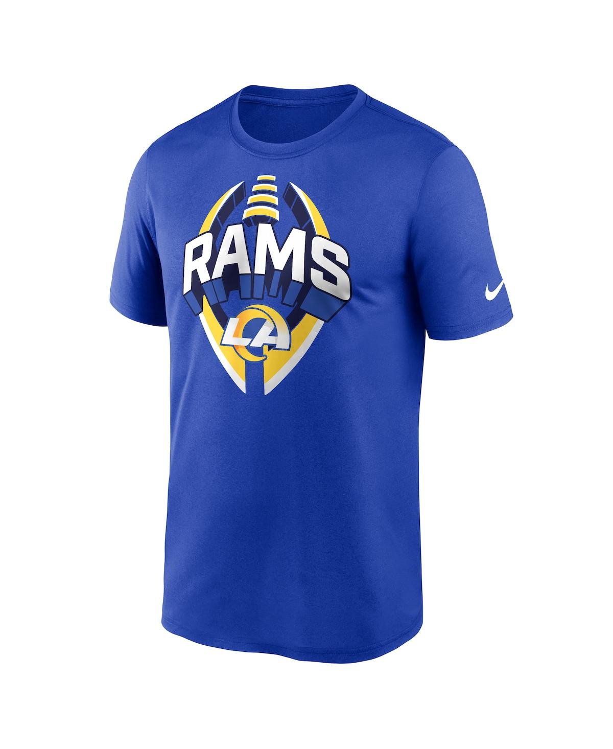 Nike Men's Royal Los Angeles Rams Legend Icon Performance T-shirt In Blue