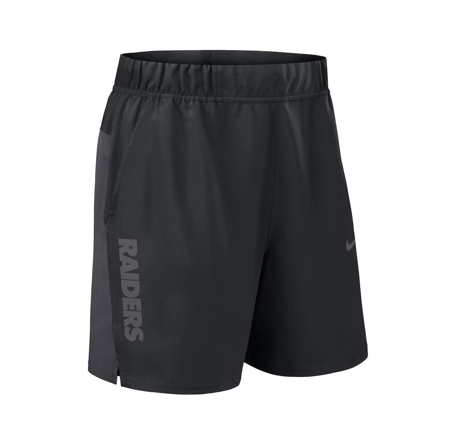 Men's Black Las Vegas Raiders Woven Victory Performance Shorts