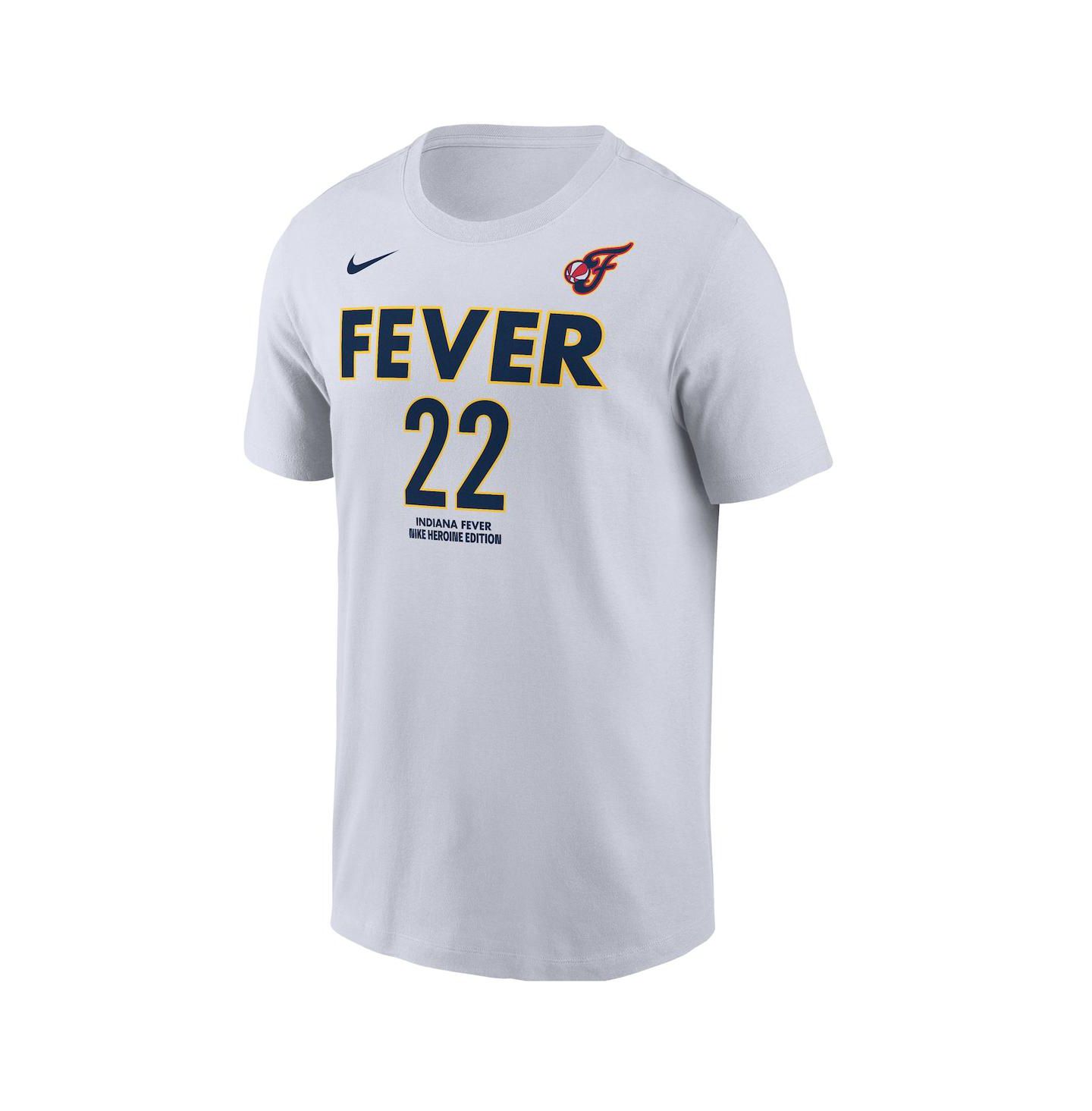 Мужская футболка Nike Caitlin Clark White Indiana Fever Heroine Edition Name & Number — фото 2