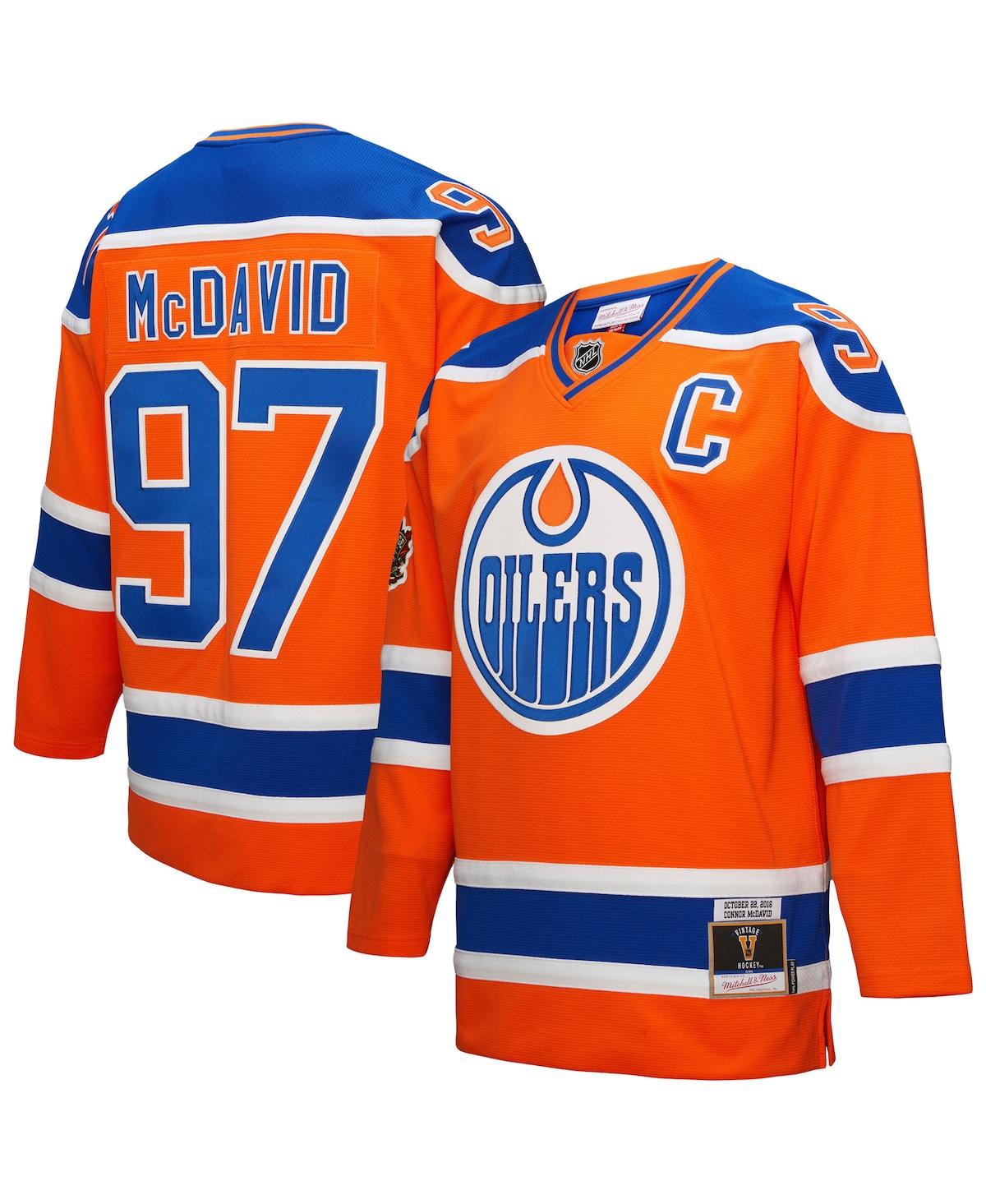 Men's Connor McDavid Orange Edmonton Oilers Power Play Jersey - Orange