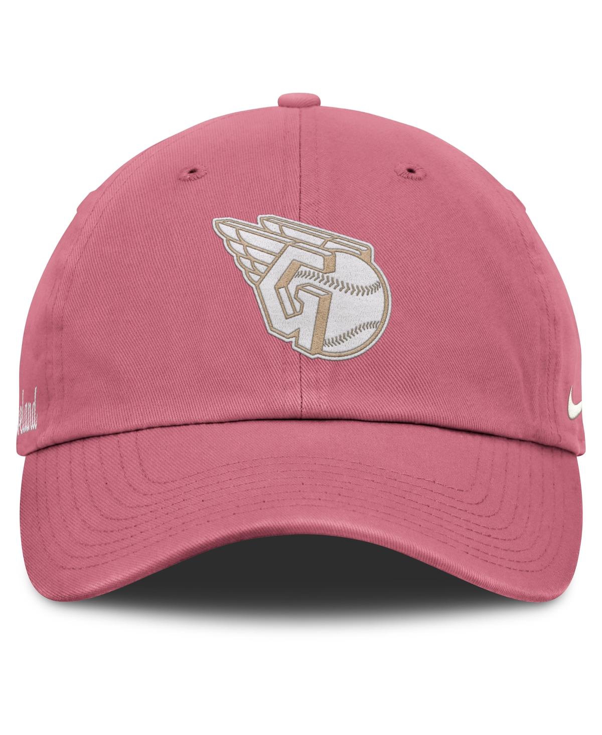 Nike Men's And Women's Pink Cleveland Guardians Club Adjustable Hat