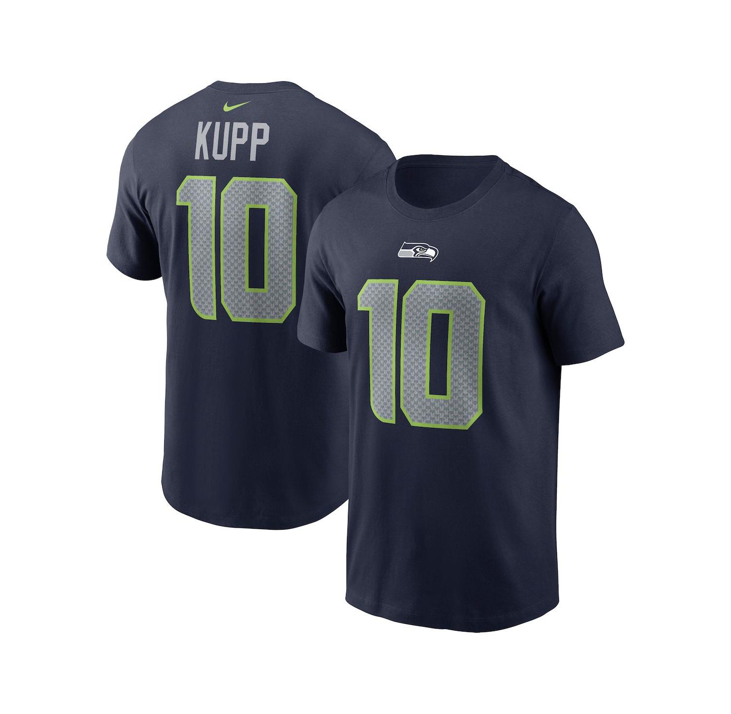 Men's Cooper Kupp College Navy Seattle Seahawks Player Name & Number T-Shirt