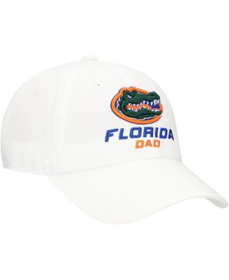 Men's White Florida Gators Staple Dad Adjustable Hat