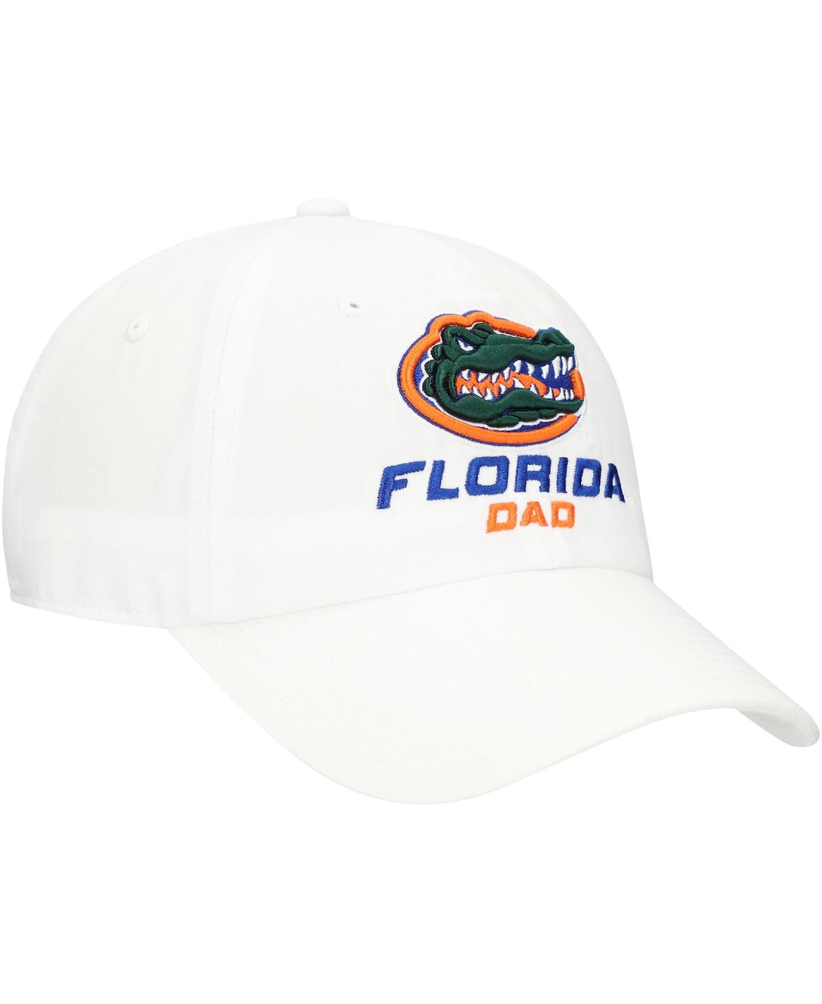 Top Of The World Men's White Florida Gators Staple Dad Adjustable Hat