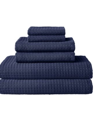 Waffle Twist 6-Pc. Bath Towel Set