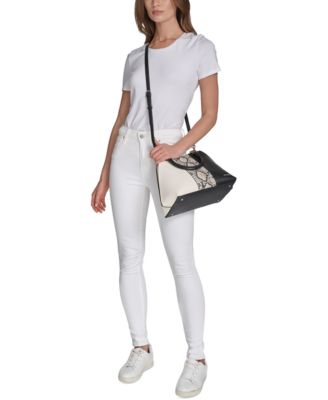 Granite Convertible Pleated Satchel