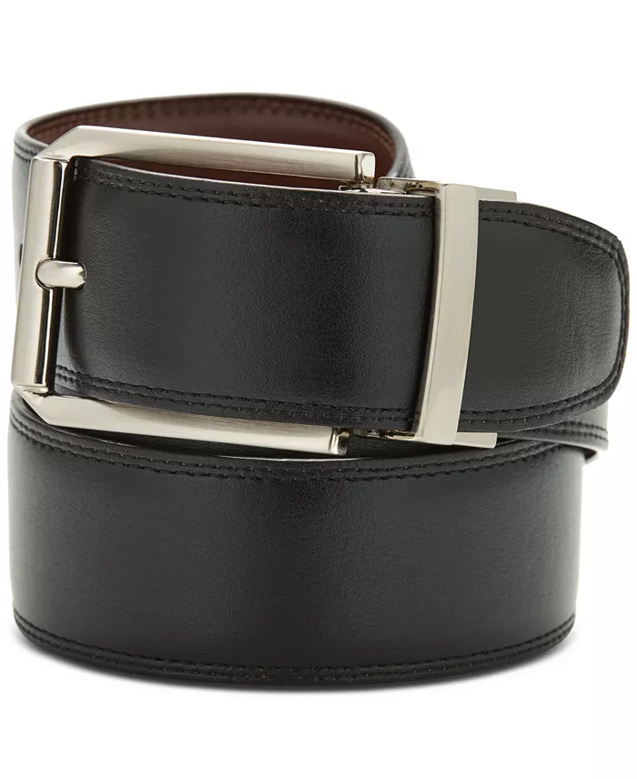 Men's Leather Halfmoon Belt - thumbnail 2