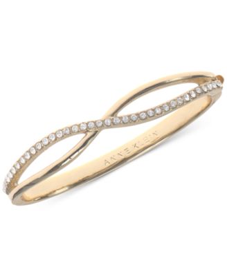 Crystal Crisscross Bangle Bracelet, Created for Macy's