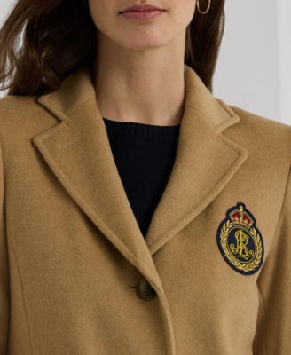 Women's Single-Breasted Peacoat