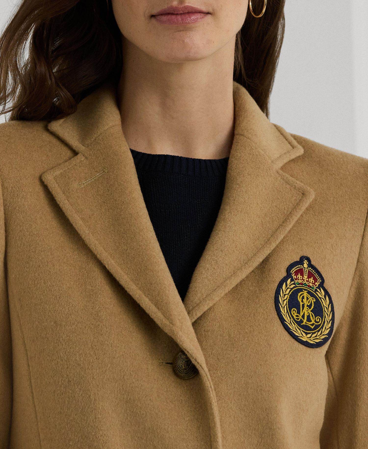 Women's Single-Breasted Peacoat
