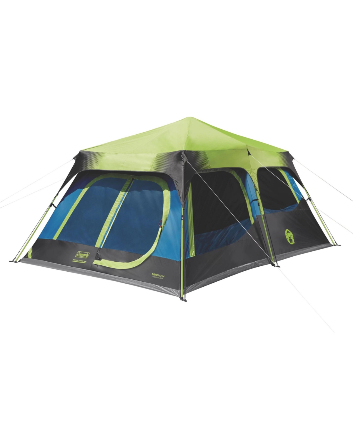 10-Person Dark Room Instant Cabin Tent with Rainfly