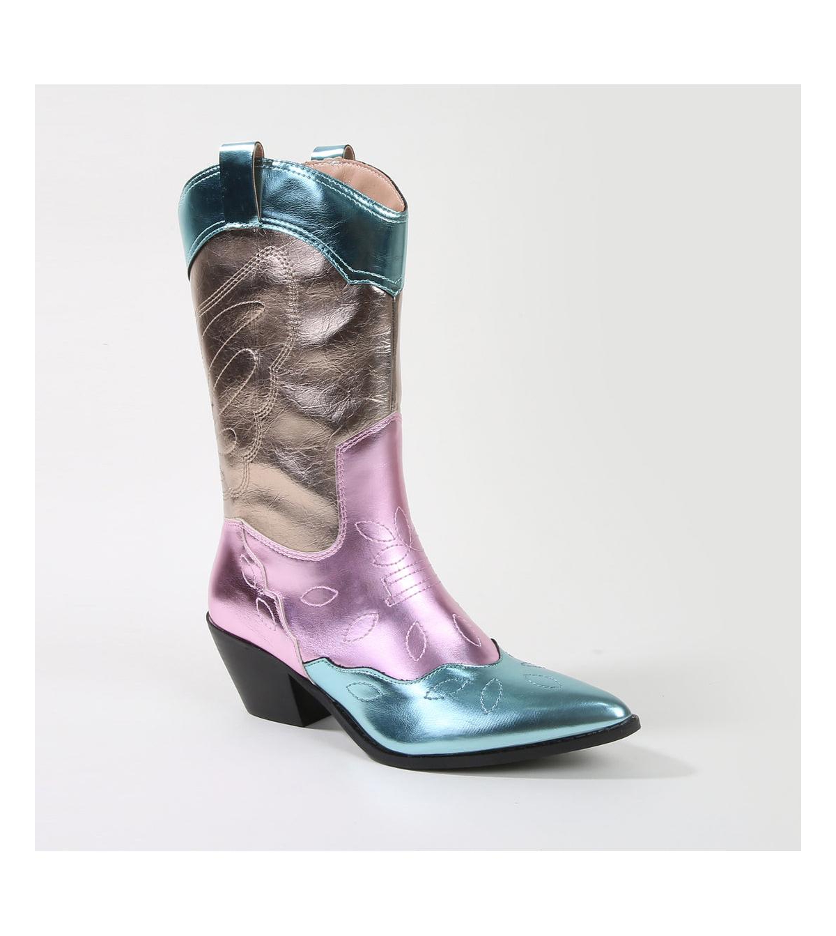 Myrtle Western Boots - Multi