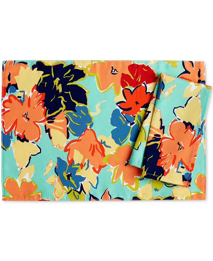 Fiesta Sedona Collection Floral Placemat Macy's