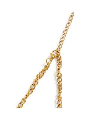 Gold-Plated  Stone Necklace