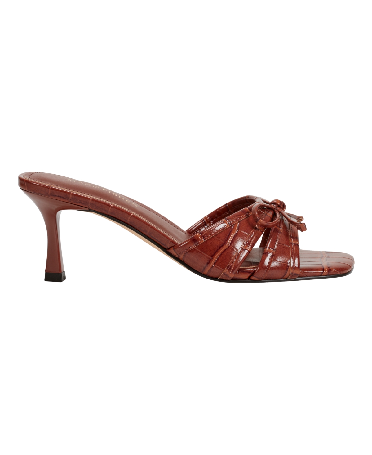 Shop Marc Fisher Women's Delphy Kitten Heel Slip-on Sandals