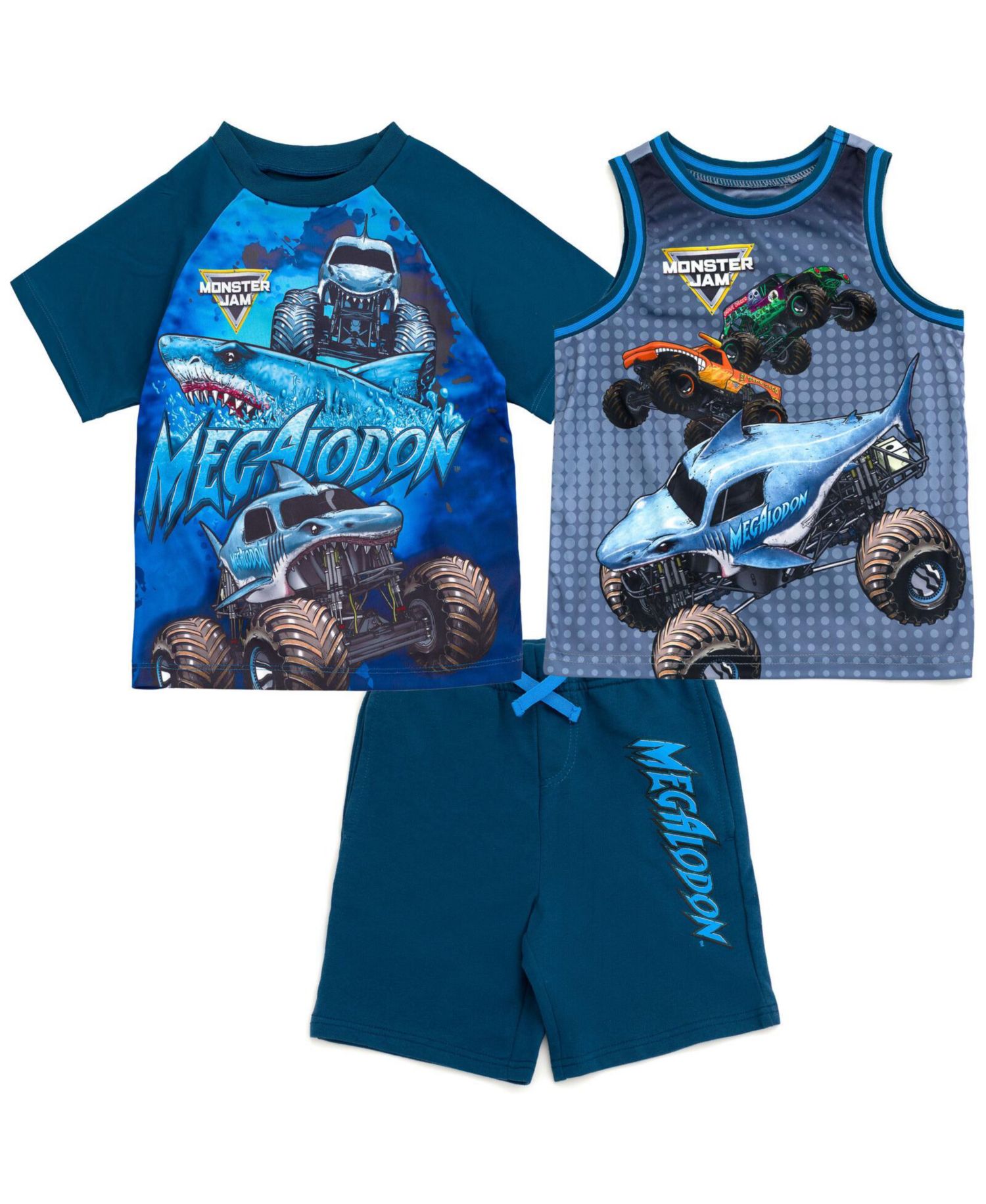 Boys' Athletic T-Shirt Tank Top and Shorts Set
