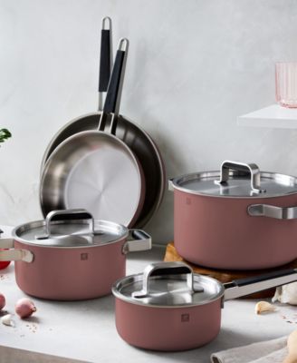 Pure Stainless Steel 8-Piece Cookware Set