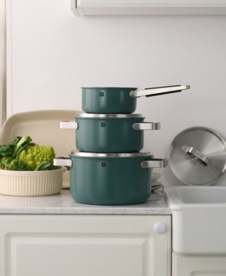 Pure Stainless Steel 6-Piece Pot Set