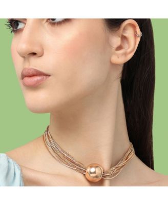 Rhinestones Ballchain Necklace