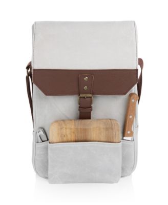 2 Bottle Wine and Cheese Board Cooler Tote Bag Set