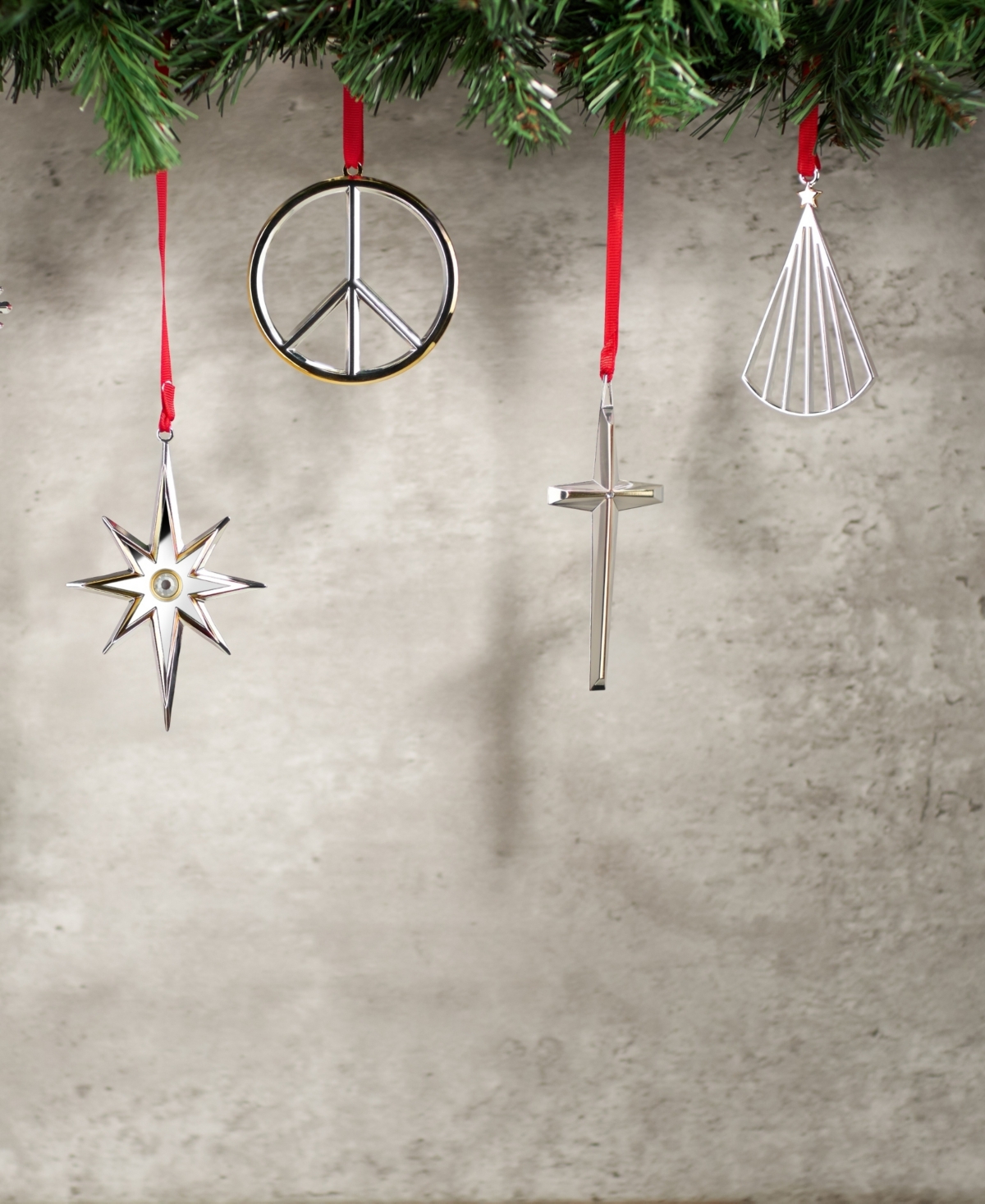 Nambe Cross Ornament In Multi