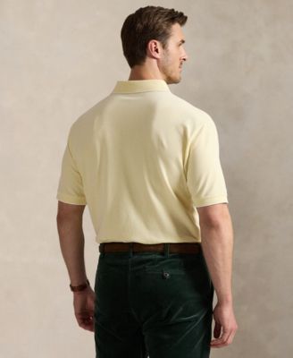 Men's Big & Tall Stretch Oxford Mesh Polo Shirt