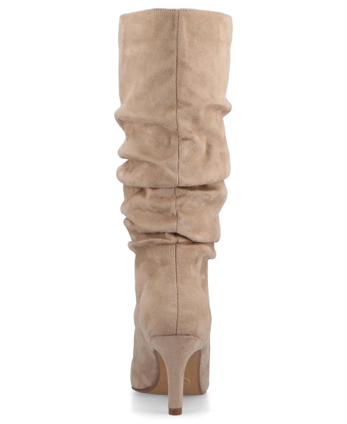 Journee Collection Women's Sonnet Slouchy Wide Calf Dress Boots In Brown