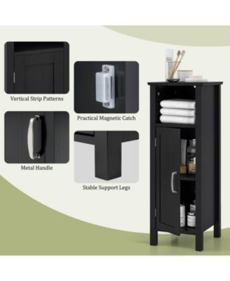 Bathroom Storage Organizer with 2-Tier Cabinet