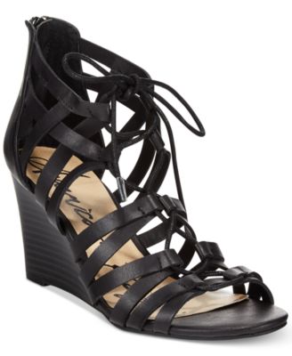 American Rag - Kyle Lace-Up Demi Wedge Sandals